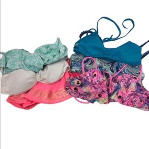 Set of 6 Bikini Tops - All XS